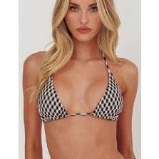 GINGHAM TWO PIECE BIKINI SET ( Pre Order)